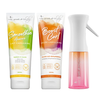 Starter Pack Cabello Rizado Cerrado - Leche sin aclarado, gel fijador y vaporizador