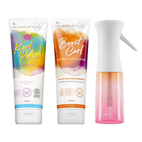 Starter Pack Cabello Ondulado - Crema sin aclarado, gel fijador y vaporizador