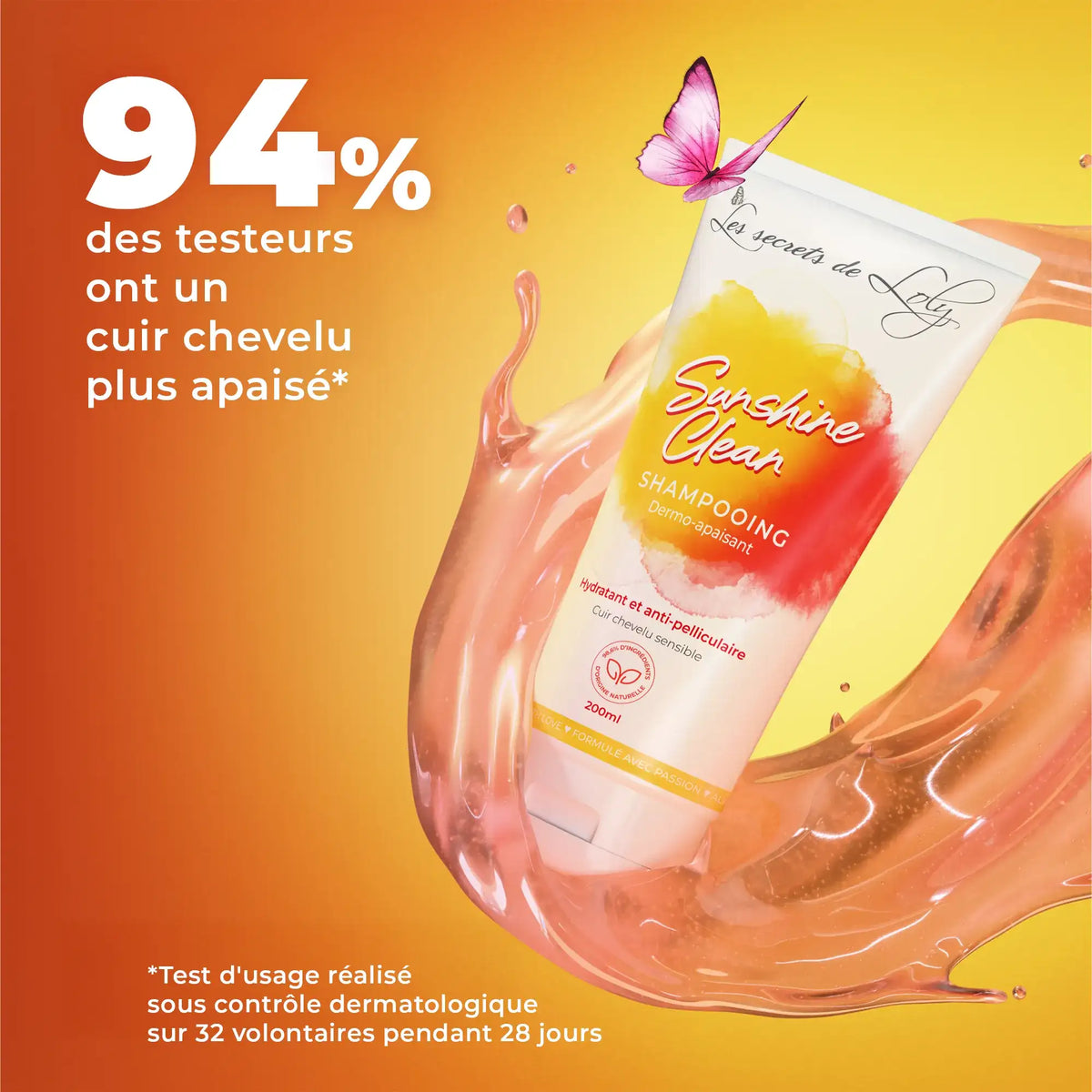 Sunshine Clean - Shampooing voor gevoelige hoofdhuid