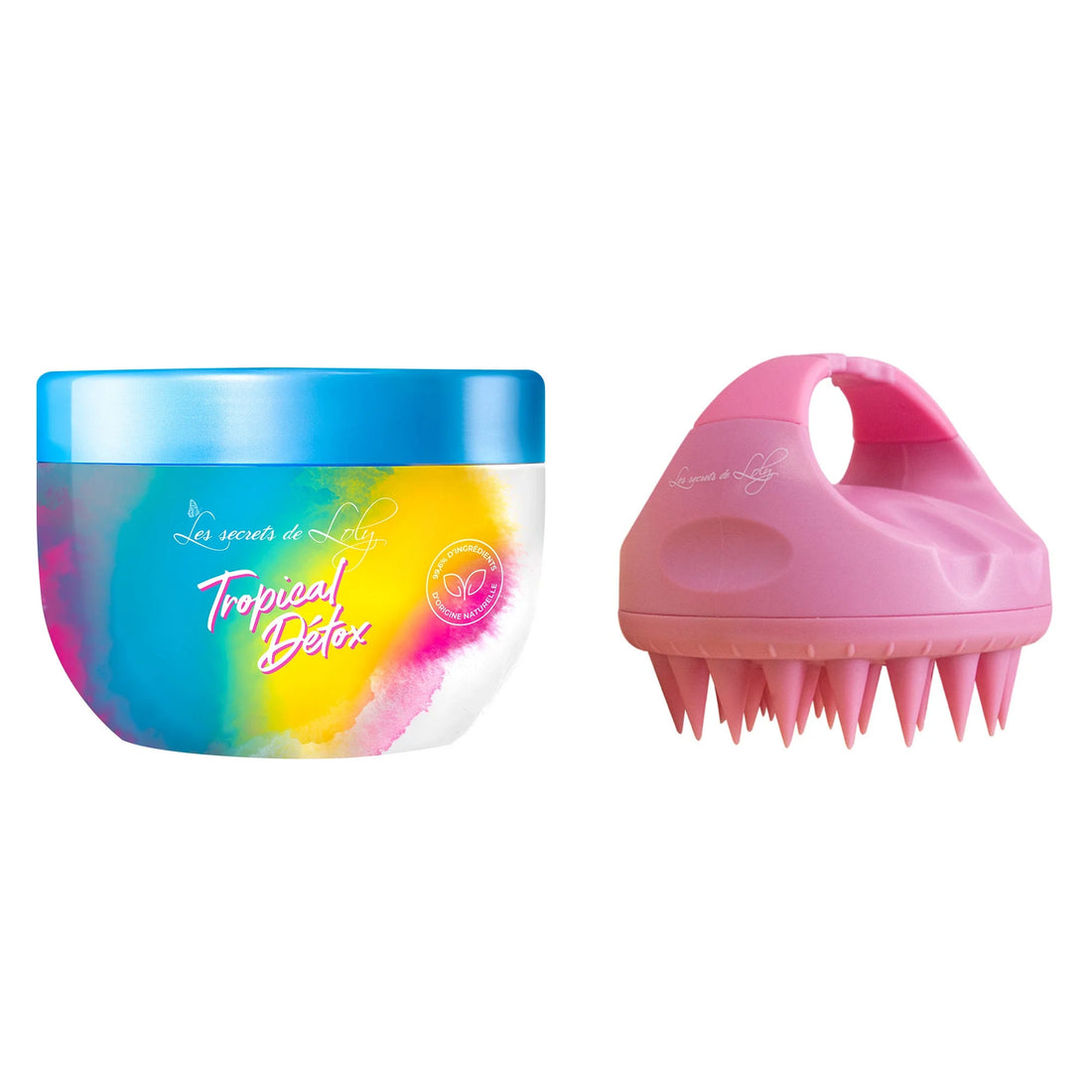 Zuiverende Duo - 4-in-1 haarverzorging en massageborstel